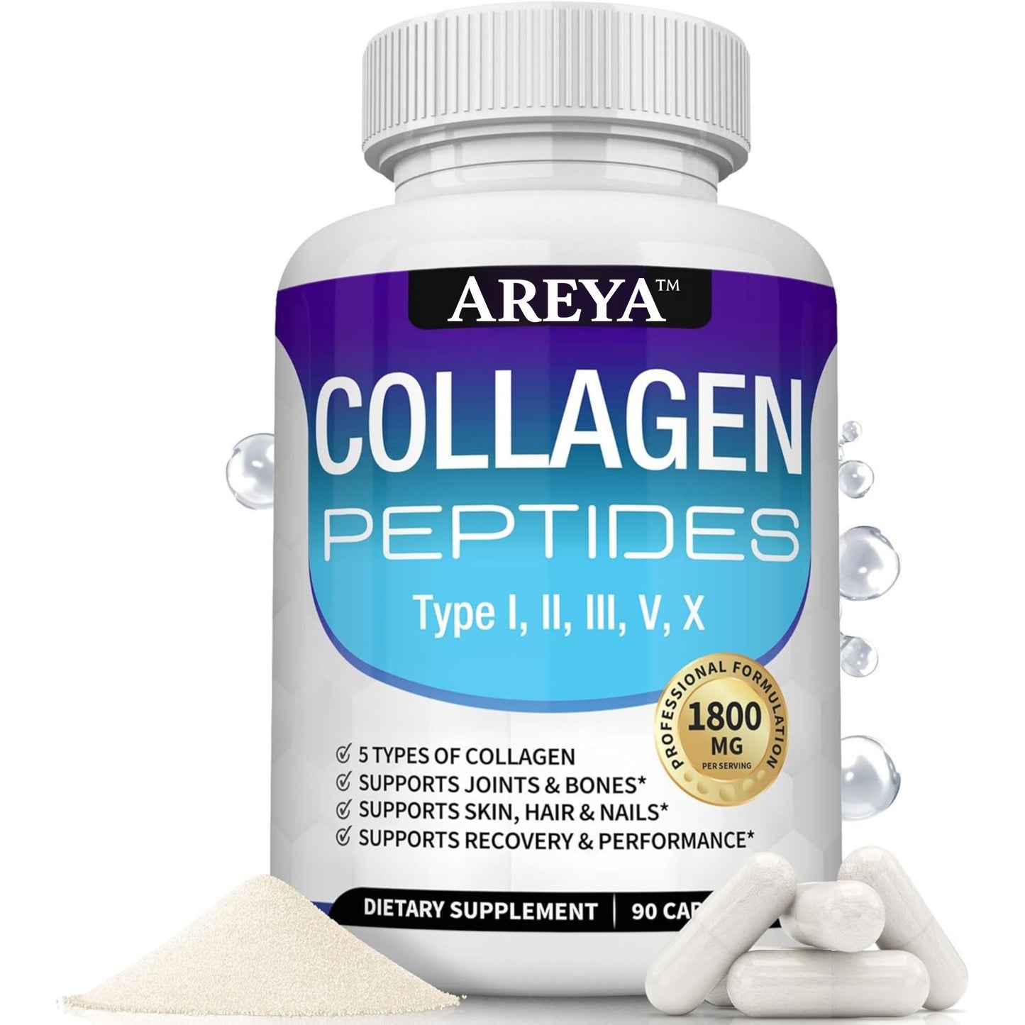 AREYA™ Multi Collagen Peptides Pills