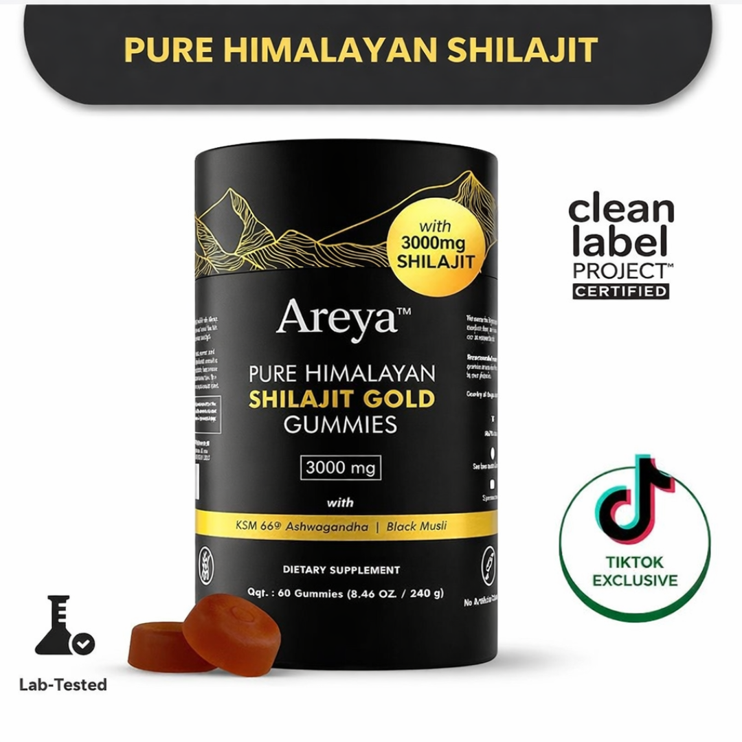 Areya™ Pure Himalayan Shilajit Gold Gummies