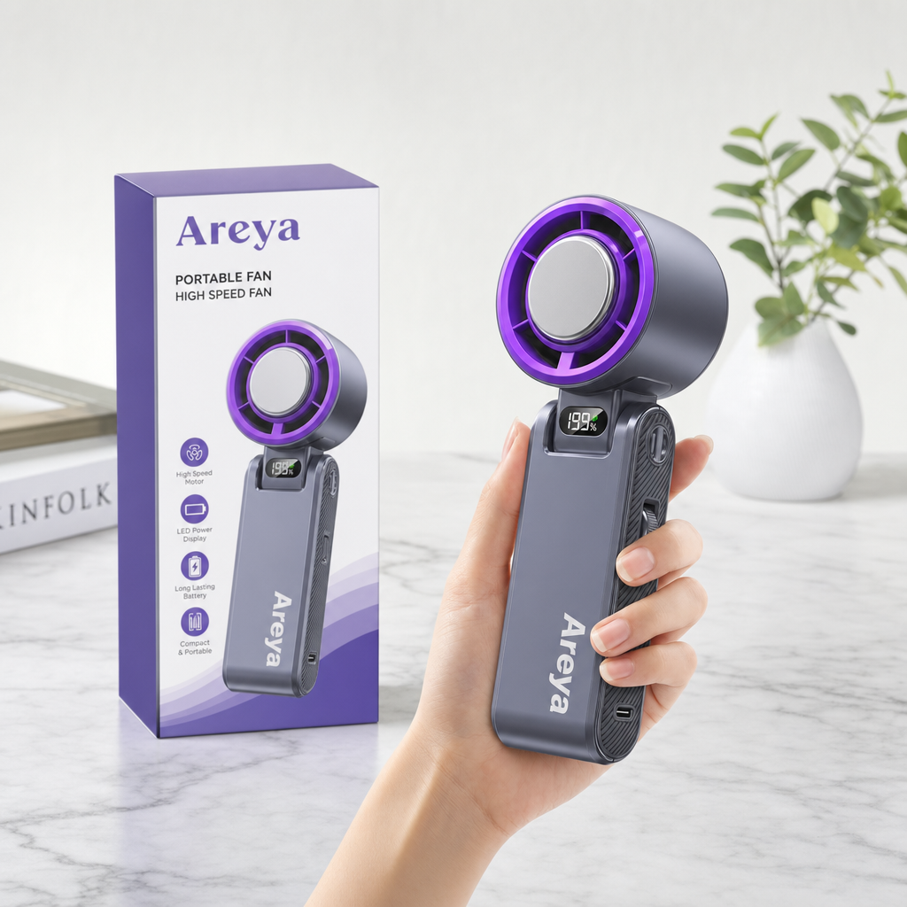 Areya Portable fan Handheld High Speed Fan