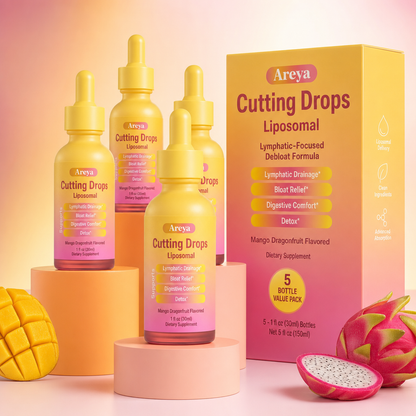 Areya Cutting Drops – Lymphatic-Focused Debloat Formula