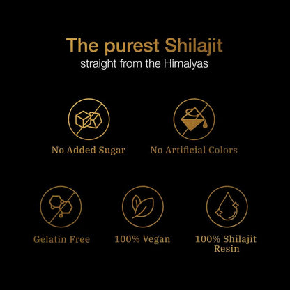 Areya™ Pure Himalayan Shilajit Gold Gummies