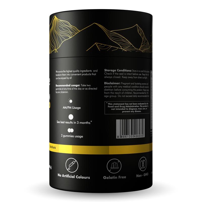 Areya™ Pure Himalayan Shilajit Gold Gummies